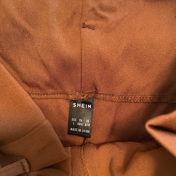 SHEIN paper bag waistband dress pants - Picture 2 of 4